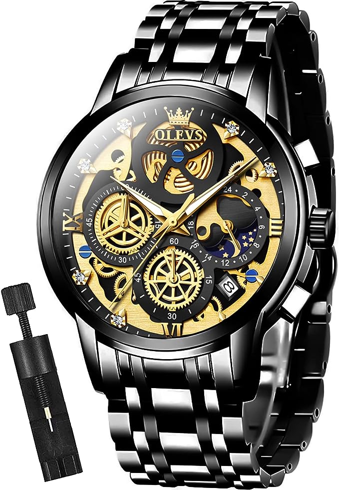 Elegance in Motion: Skeleton Chronograph Watch – A Fusion of Artistry and Precision